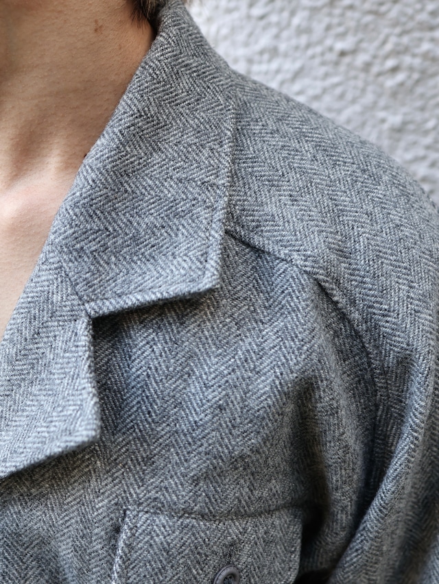 【balenciaga sports】cropped button blouson