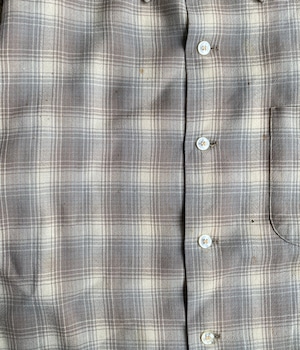 Vintage 60-70s L Ombre check shirt -Pendleton-