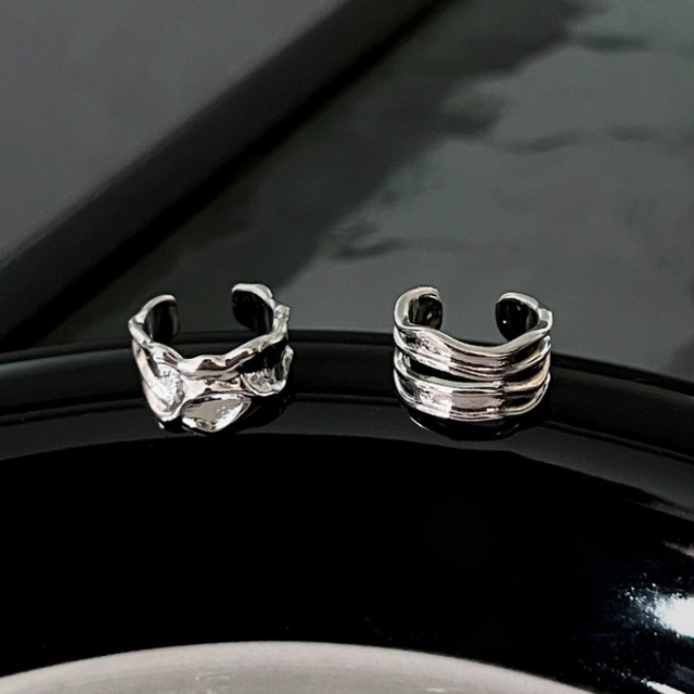 silver ear cuff set　シルバーイヤーカフセット　J1443