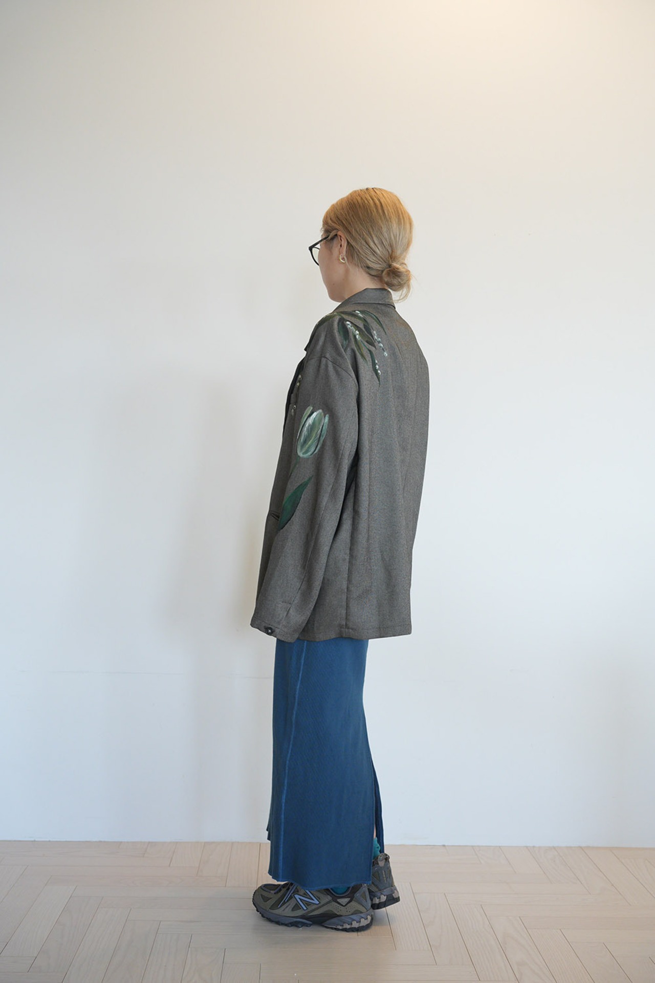 vintage tailored jacket-gray2