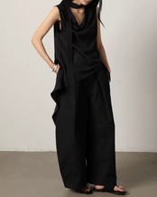 Wide tuck-In balloon Pants L0089