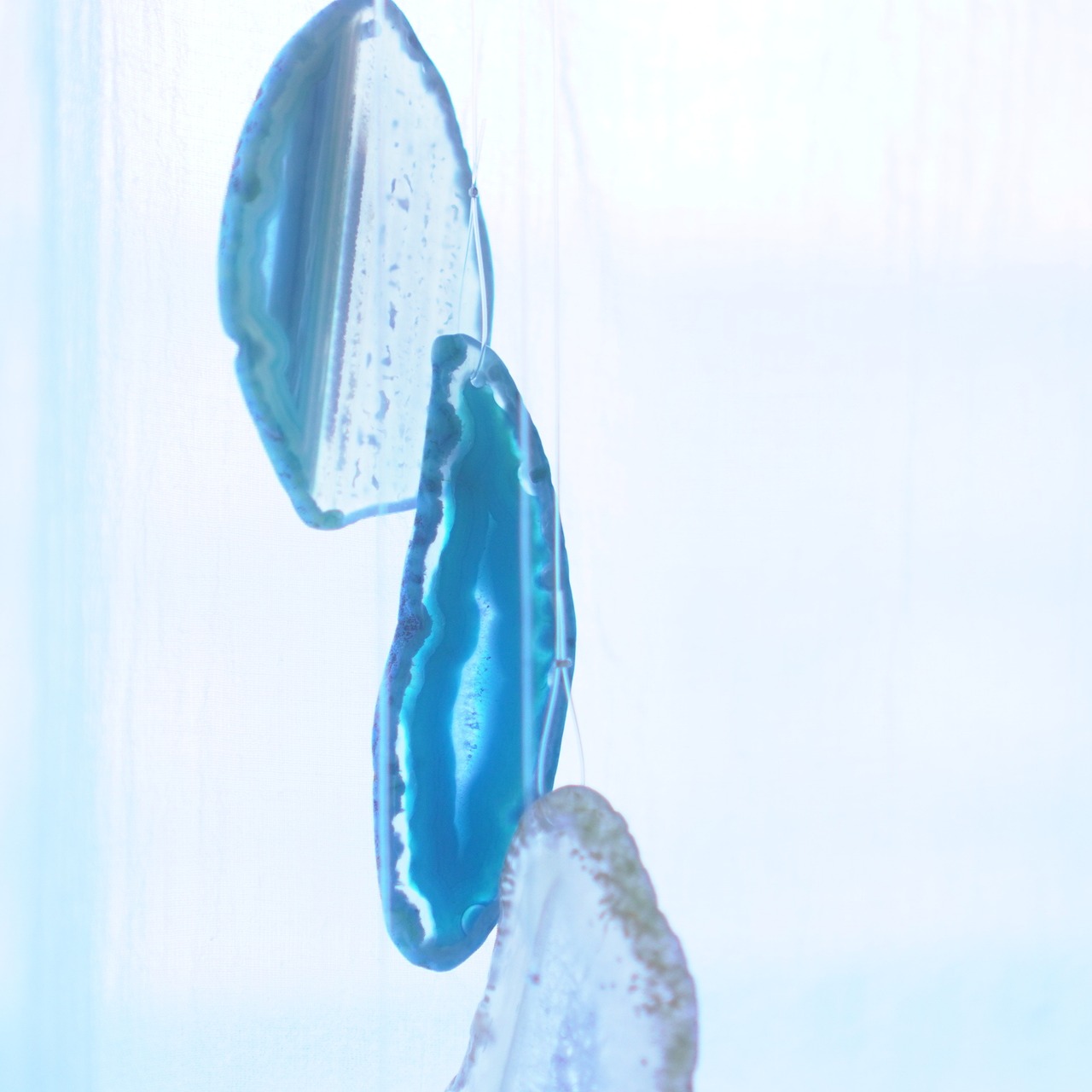 Ice Water 08 - アゲートヒーリングチャイム / Agate Sun Catcher Wind Chime 380