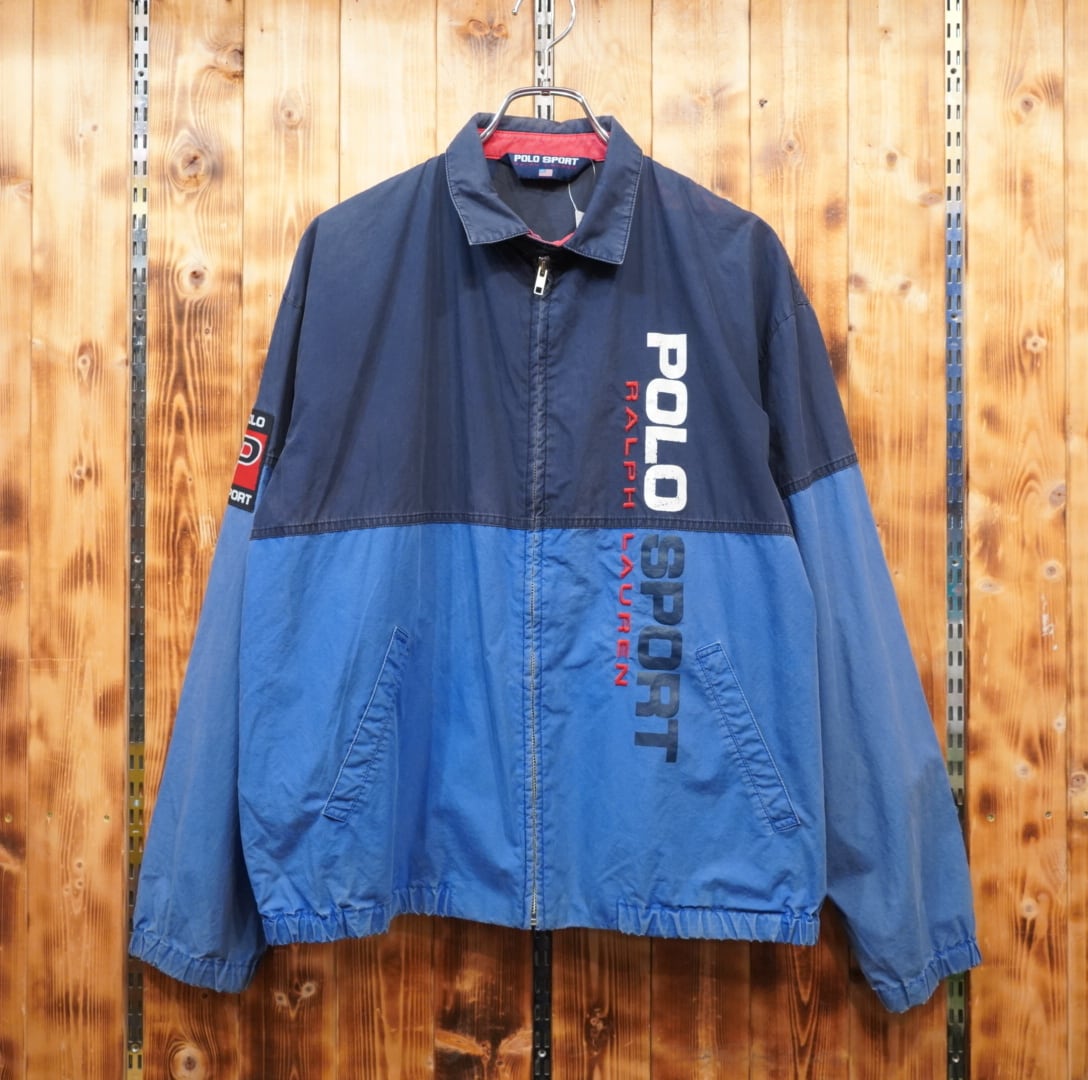 90s polosport ralphlauren ドリズラージャケット M位/スイングトップ