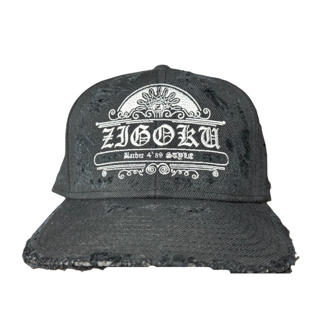 BARBER DAMAGE CAP BLACK
