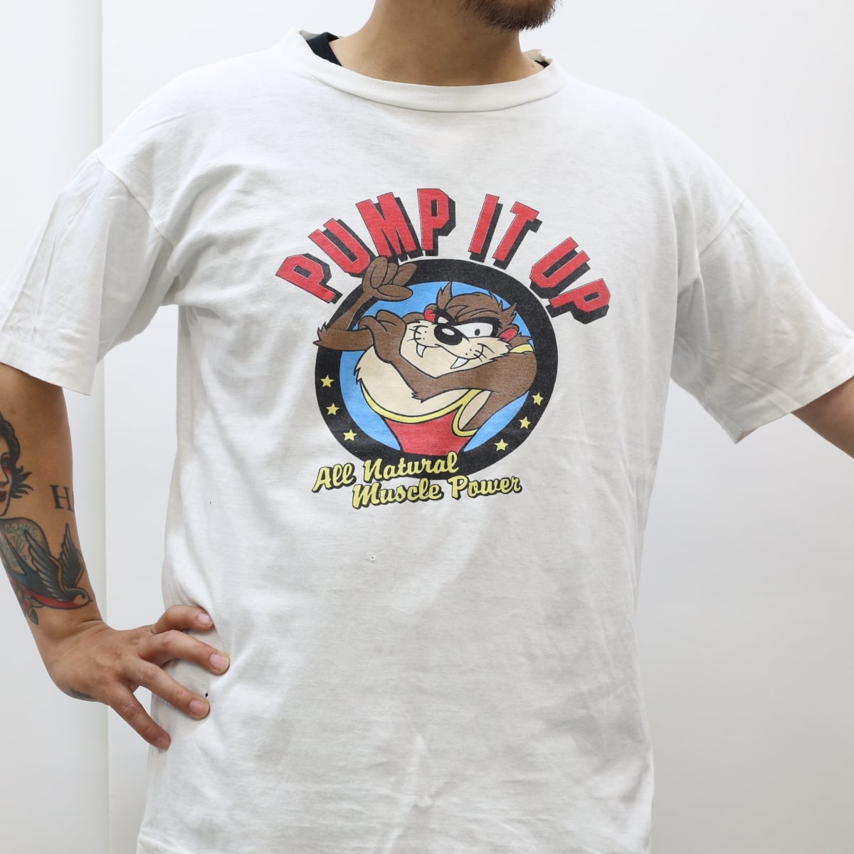 90s ヘインズ製Ｔシャツ 半袖　　アメカジ　ロードランナー　LOUNIE