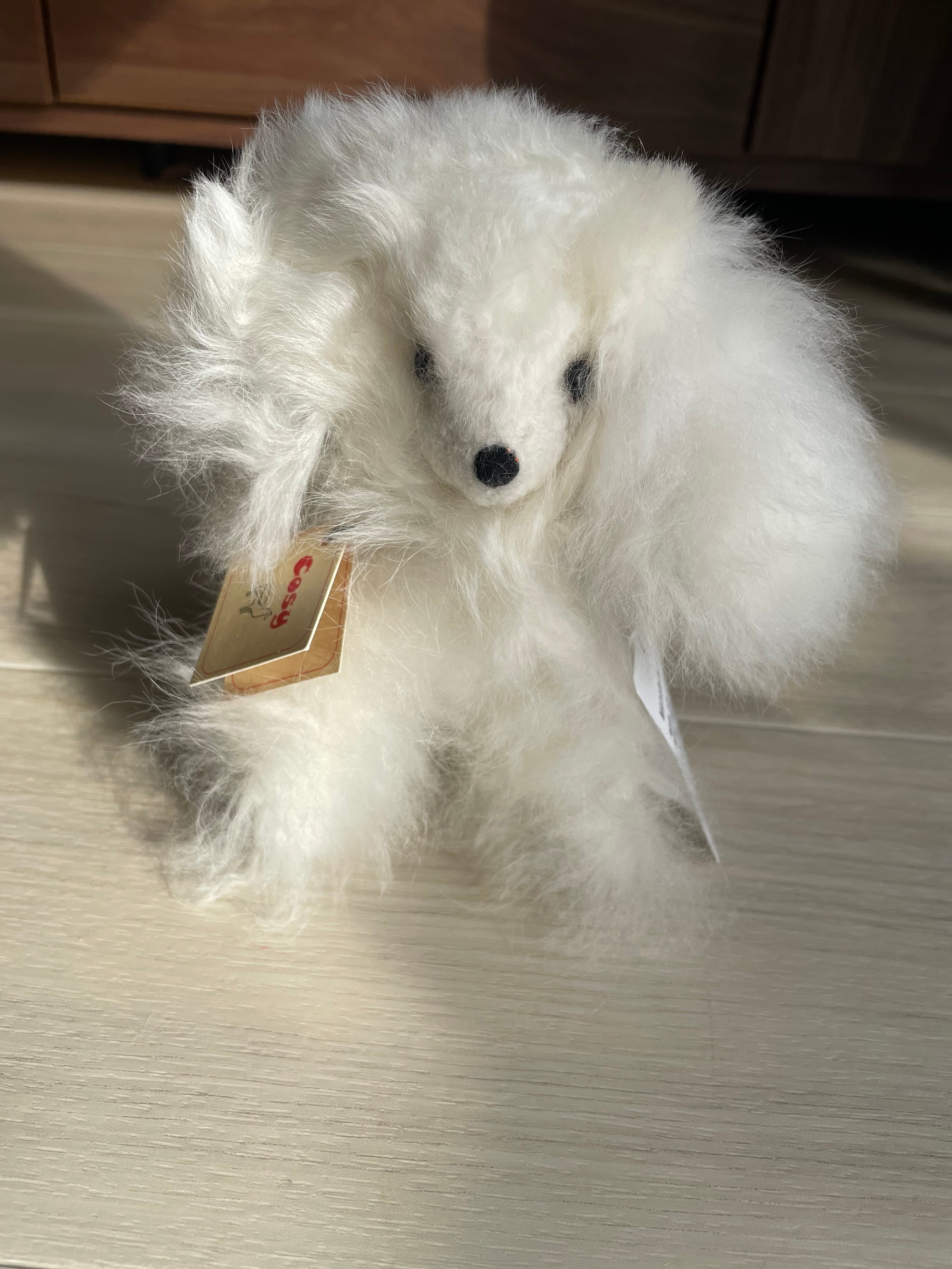 ベビーアルパカ毛ぬいぐるみ(プードル犬) ベビーアルパカ毛ぬいぐるみ(プードル犬)