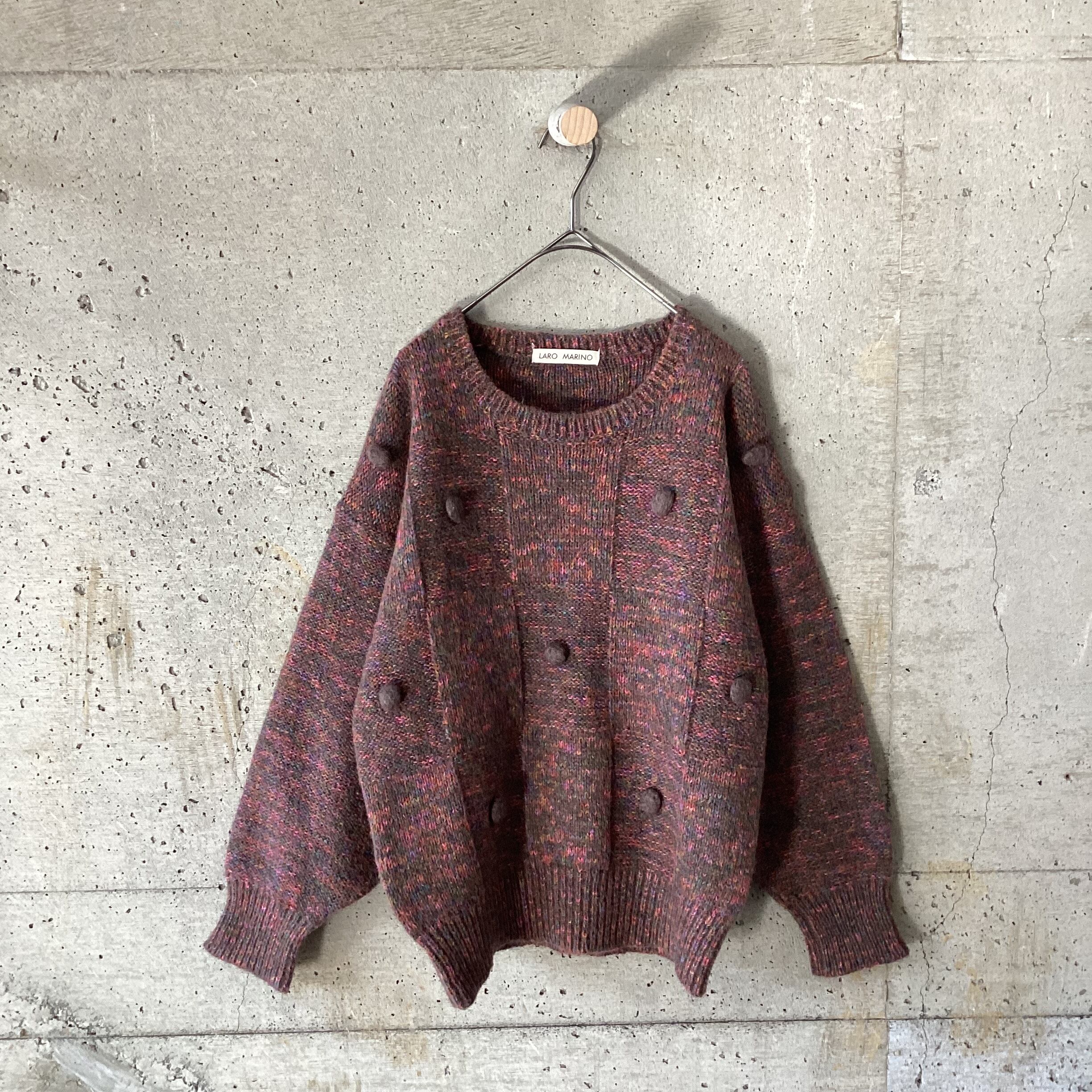 Colorful poco poco knit