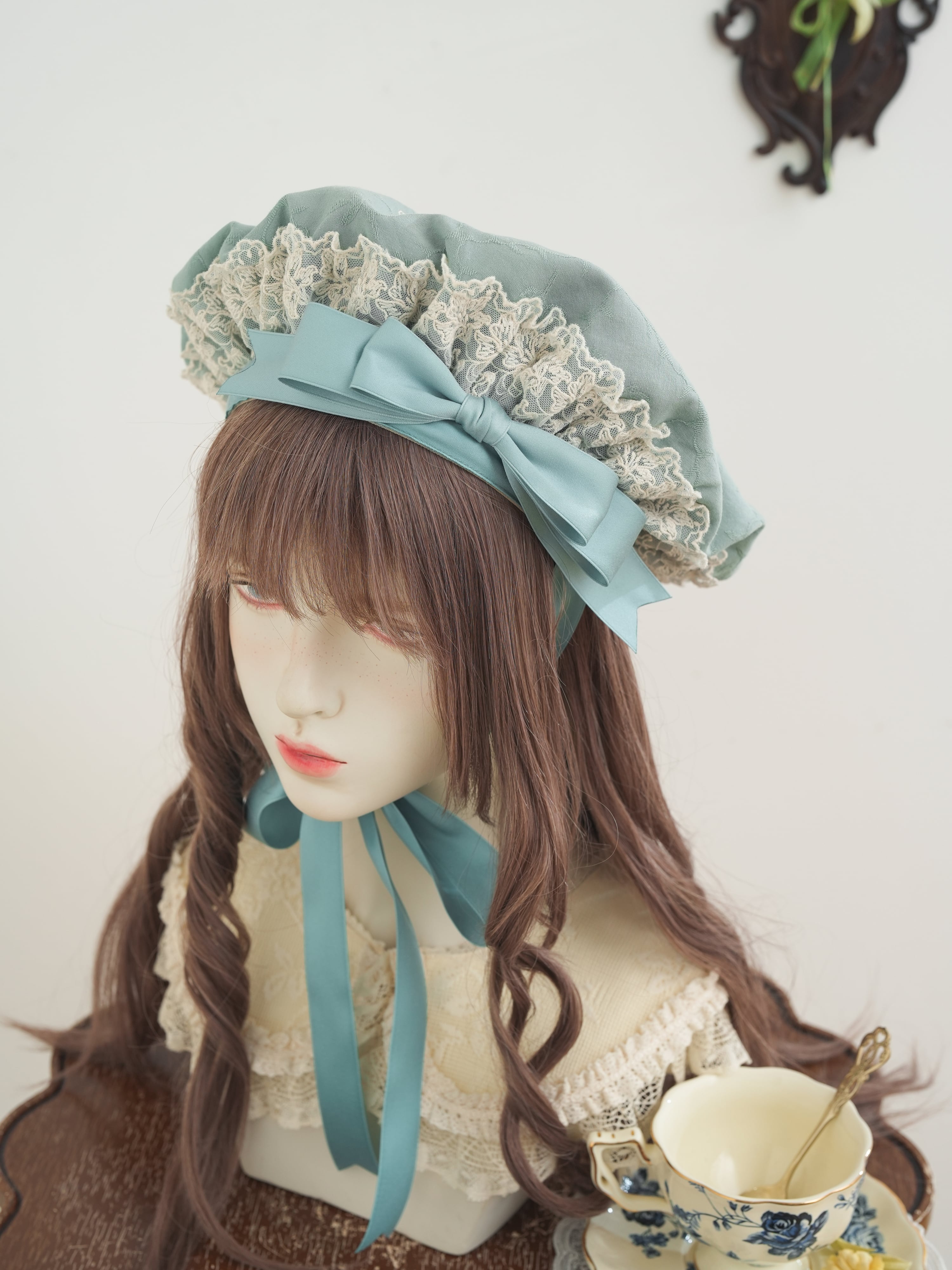 リボンフロマージュ ブーケベレー帽 | HoshibakoWorks