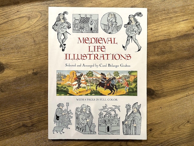 【VW062】Medieval Life Illustrations /visual book
