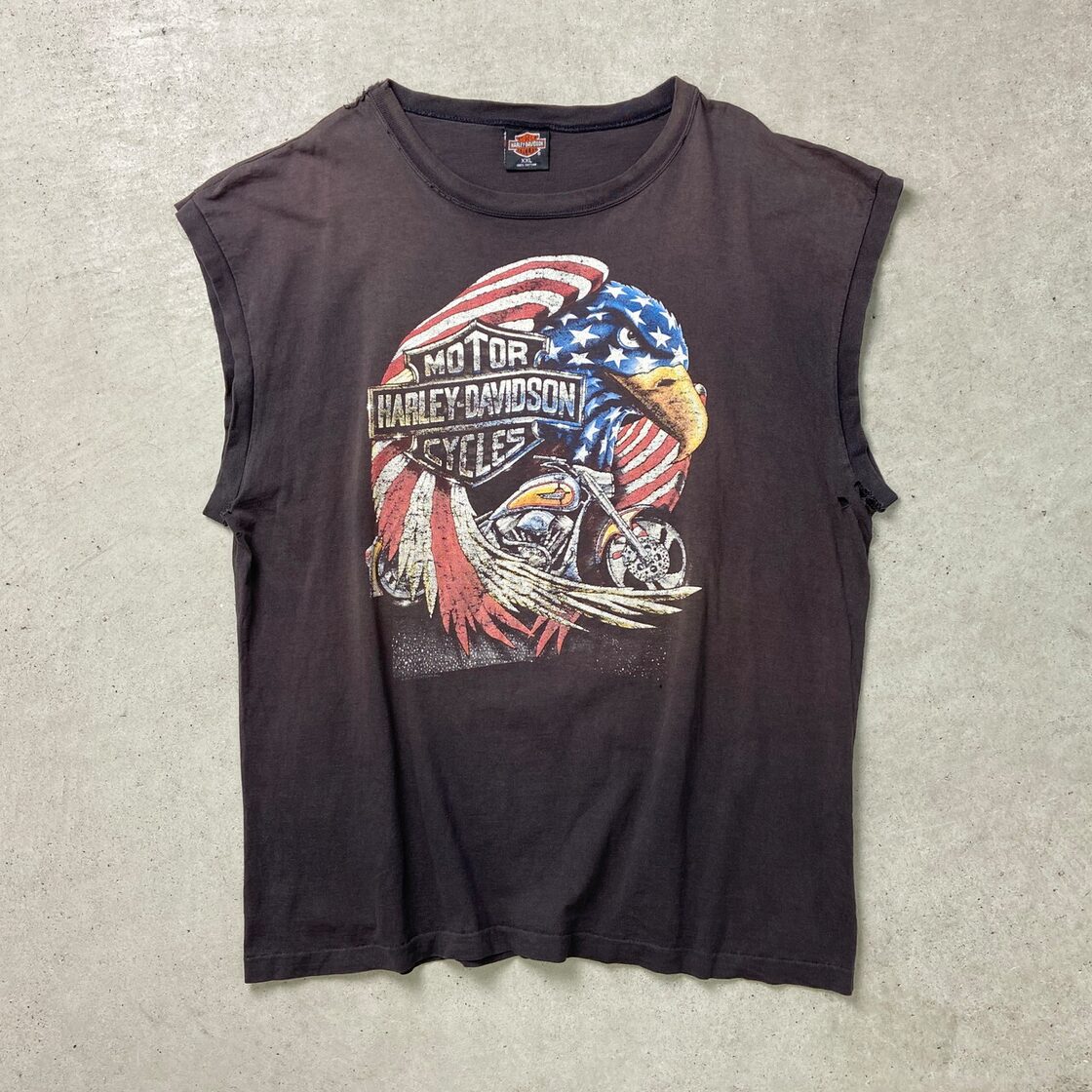 90年代 USA製 Harley-Davidson ハーレーダビッドソン タンクトップ 