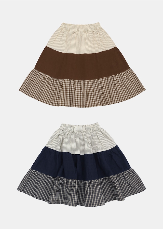 【取寄】mardi amber｜bruel skirt｜ブリュエルスカート｜XS-2XL｜kids｜26 autumn