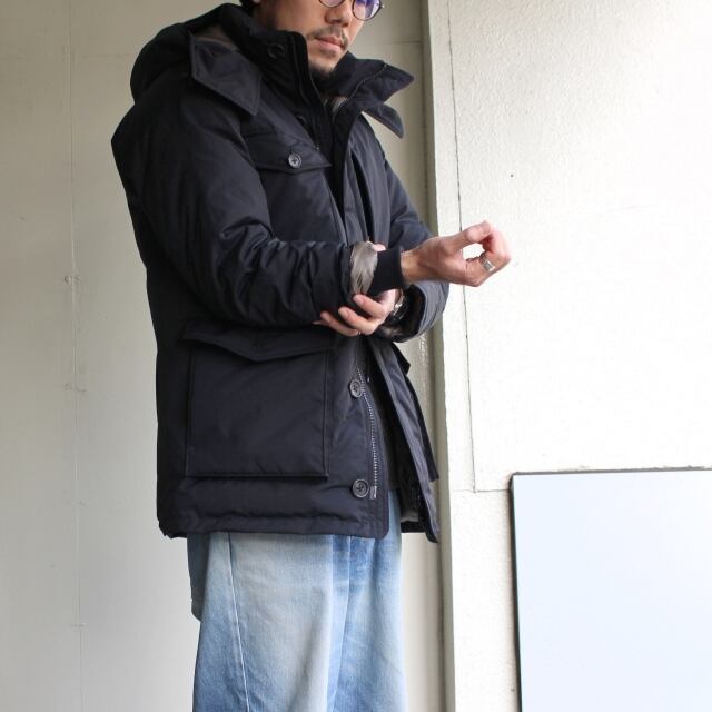 ZANTER DOWN PARKA WP-H ダウンパーカー　ブラック IMG_4230-3.jpg