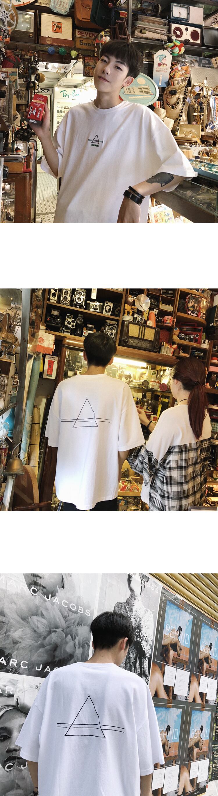 全2色 Tシャツ カットソー プリント カジュアル シンプル