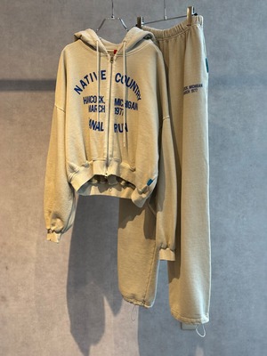 zip hoodie&sweat pants setup