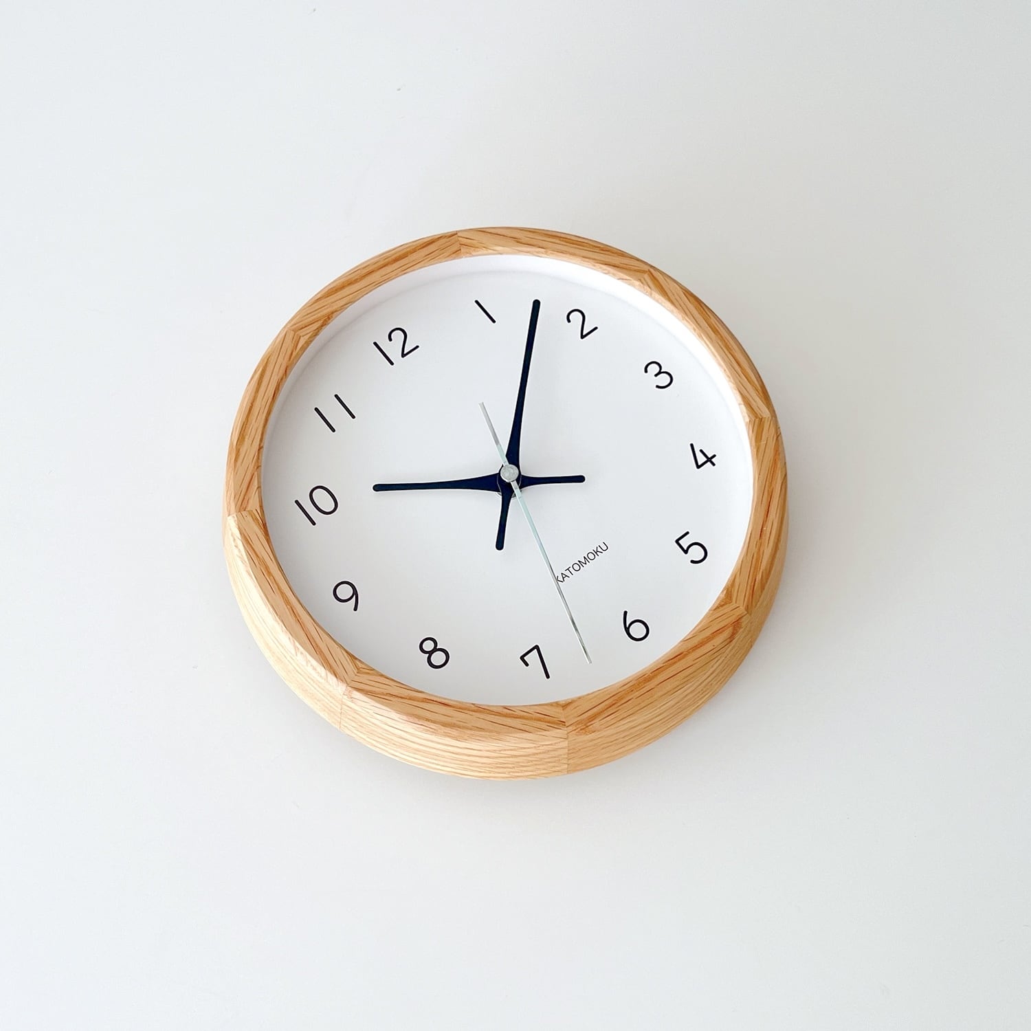 KATOMOKU muku clock 13 オーク km-130OA 掛け時計 | 加藤木工株式会社