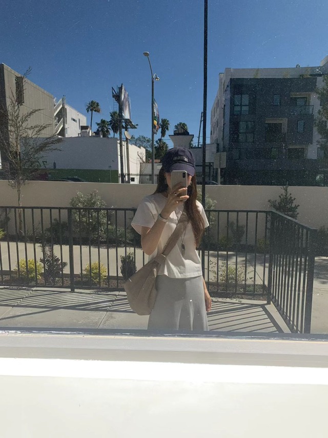 (OUNCE) linen fringe  skirt / 2color