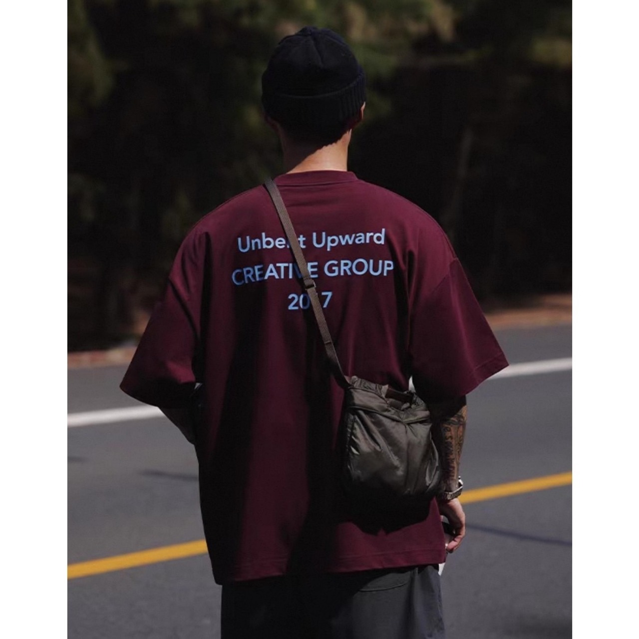 Back logo oversized tee1018 - 14