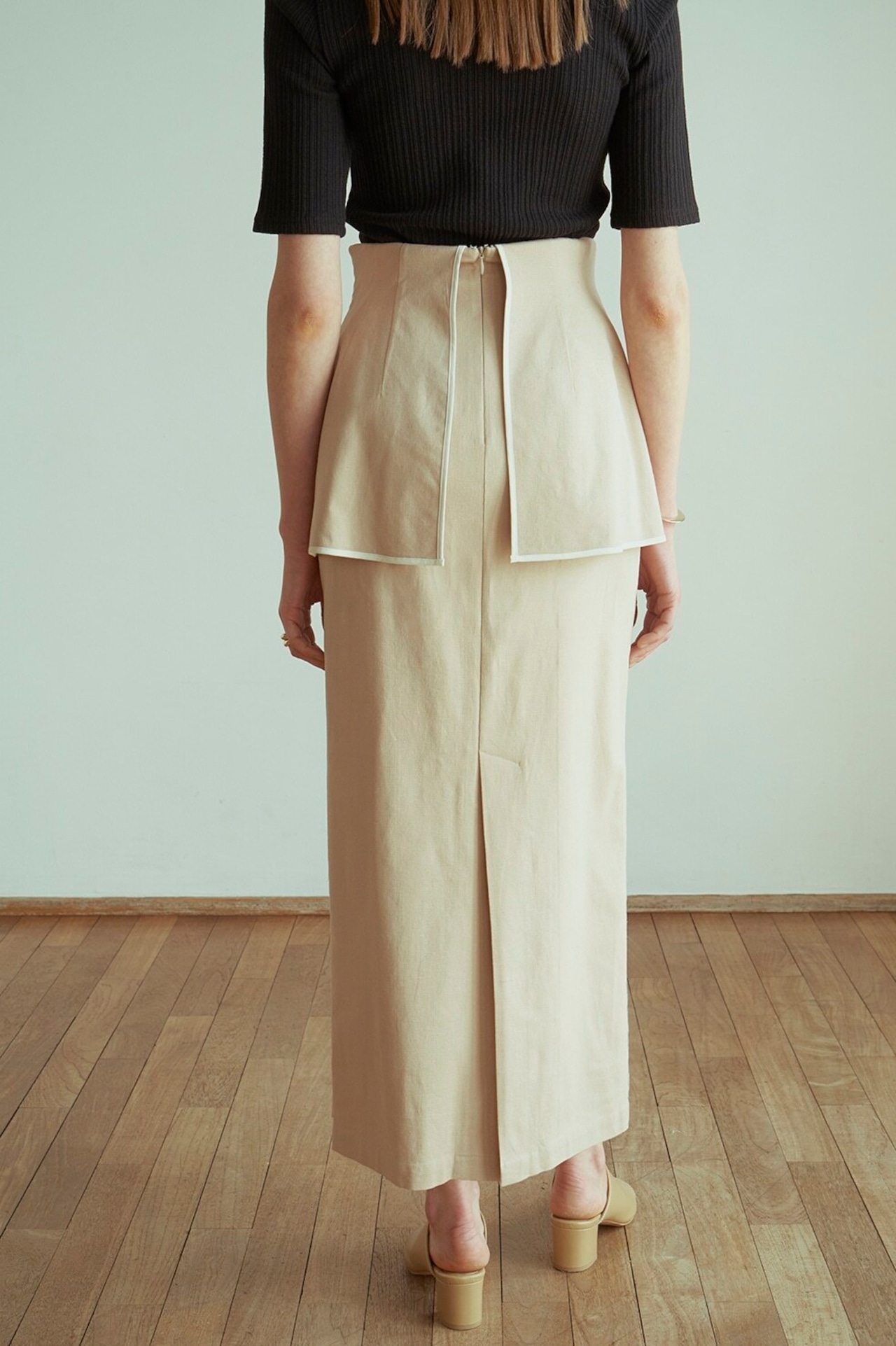 CLANE クラネ　ATTACH FLAP SKIRT