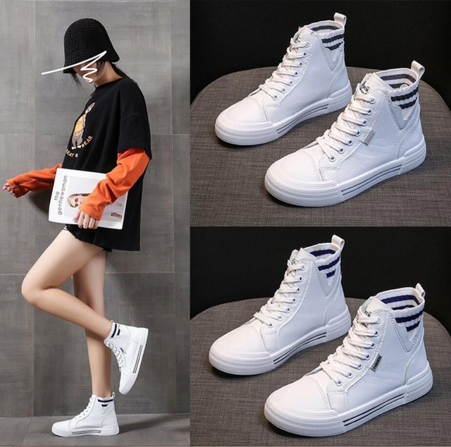 【送料無料】スニーカー☆韓国ファッション オールドシューズ レディース 韓国 カジュアル 靴下 （DM0374）