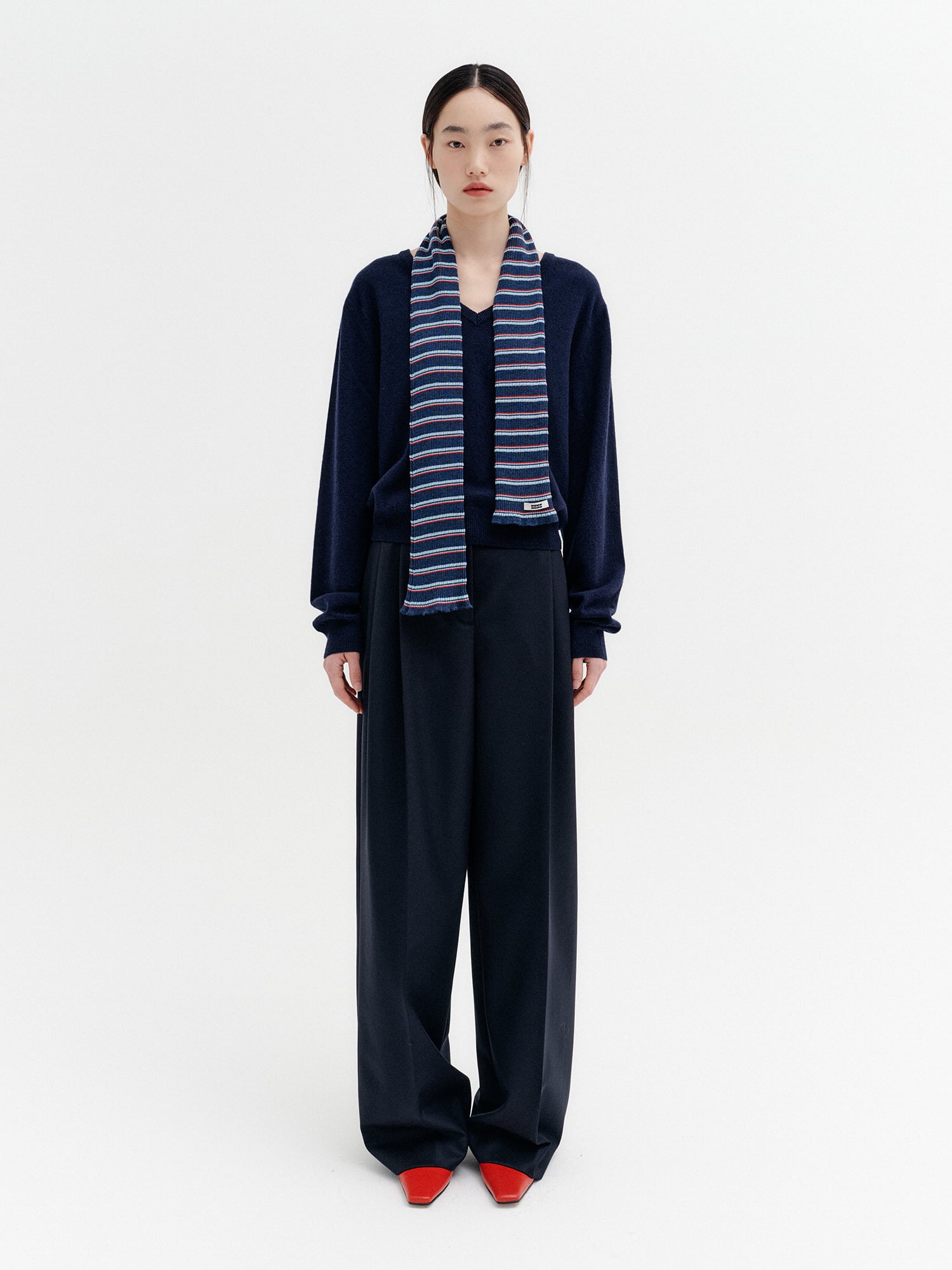 SAN SAN GEAR] 23SS BIG POCKET PANTS MIDNIGHT BLUE 正規品 韓国