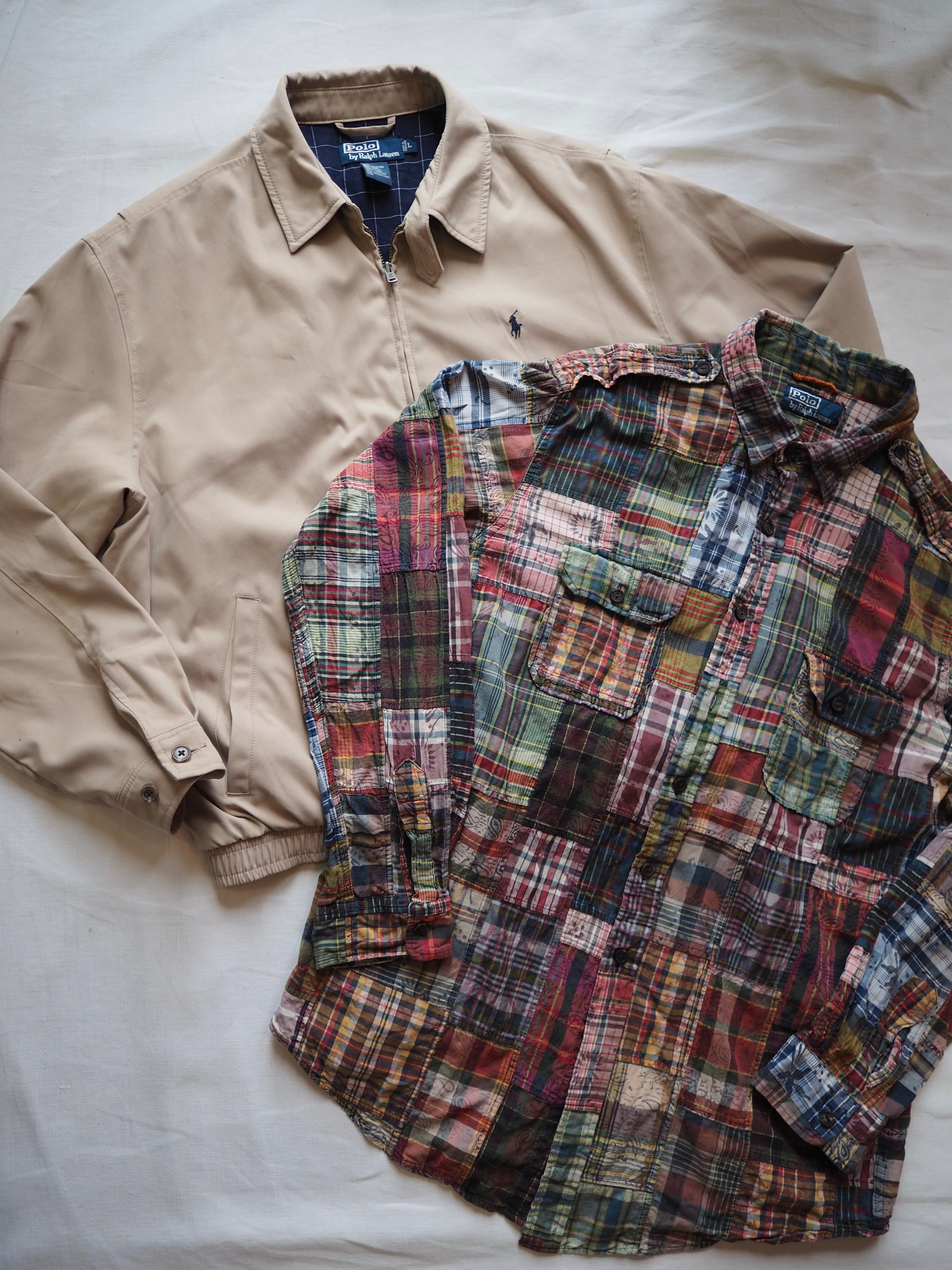 1990's Made in INDIA Ralph Lauren Patchwork Cotton Shirt | FESTINA