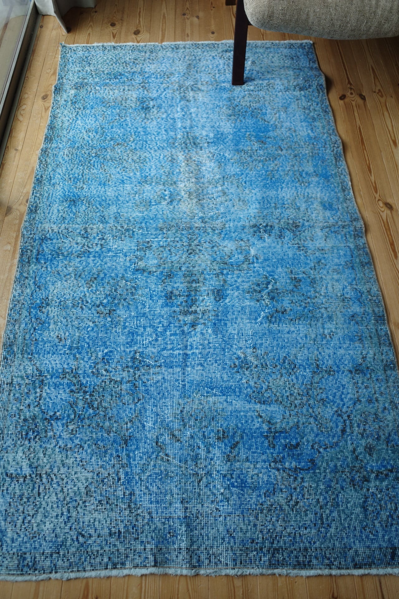 最終値下げ‼️koreniwa トルコヴィンテージラグ　115×210 藍色 Koreniwa vintagerug