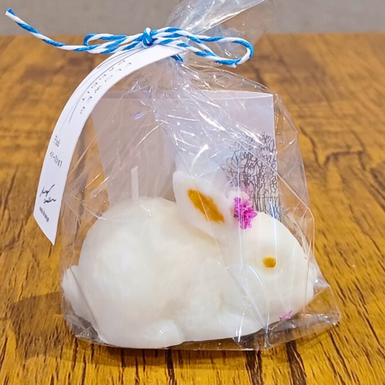 天然素材のうさぎキャンドル ソイ＆蜜蝋のハンドメイドアロマ