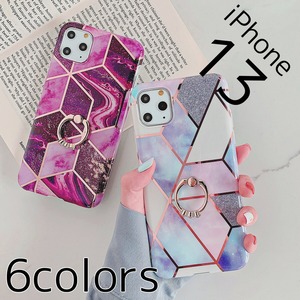 iPhone13 ケース iPhone13mini ケース  iPhone13proケースクリスマスギフト iPhone11 12mini ケース iPhone SE ケース iPhone12 ケース iPhone8 ケース iPhone XR Xs アイフォン11 ケース リング付き 耐衝撃 大理石