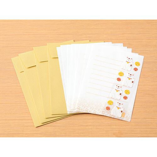 ふくふく招き猫レターセット