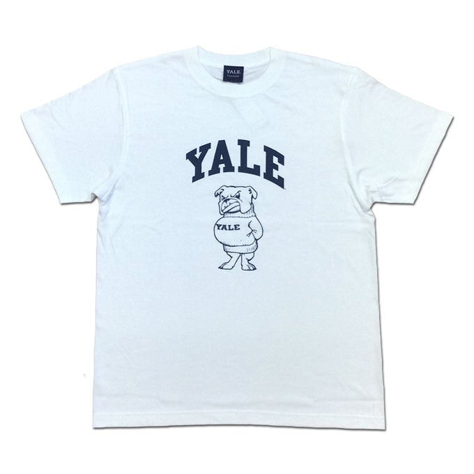 YALEシリーズのブルドッグTシャツ