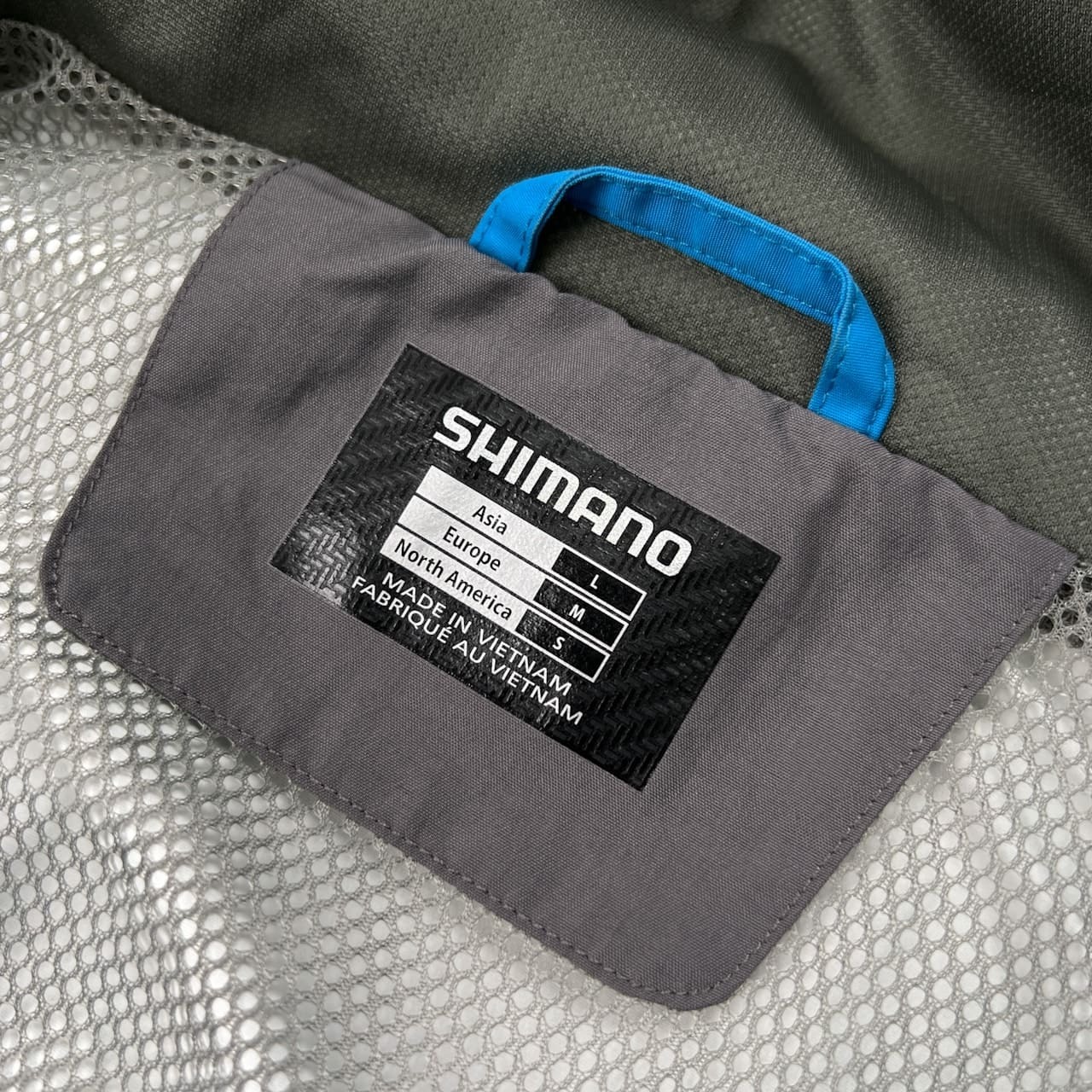 SHIMANO シマノ 裏メッシュ フィッシング パーカー ジャケット サイズ L /水色 ブルー系/メンズ