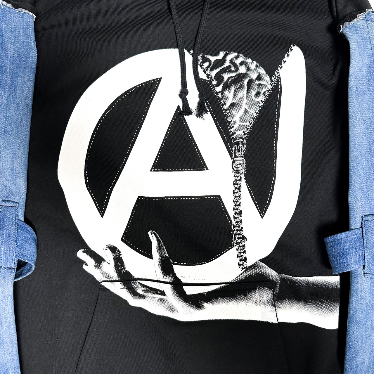 UNFINISHED 切り替えボンテージパーカー2023079