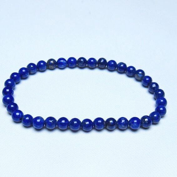 ラピスラズリ ブレスレット 5mm 一点物 メール便可 [M便 1/10] 111-48401