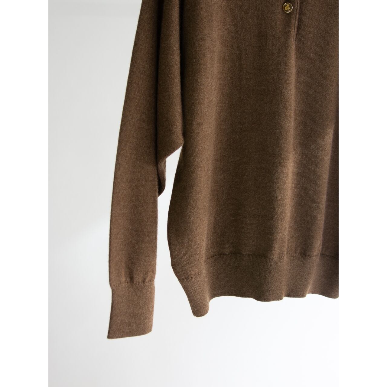 【Burberrys】Wool-Acrylic Polo Sweater（バーバリーズ ウールアクリルポロセーター ニット）
