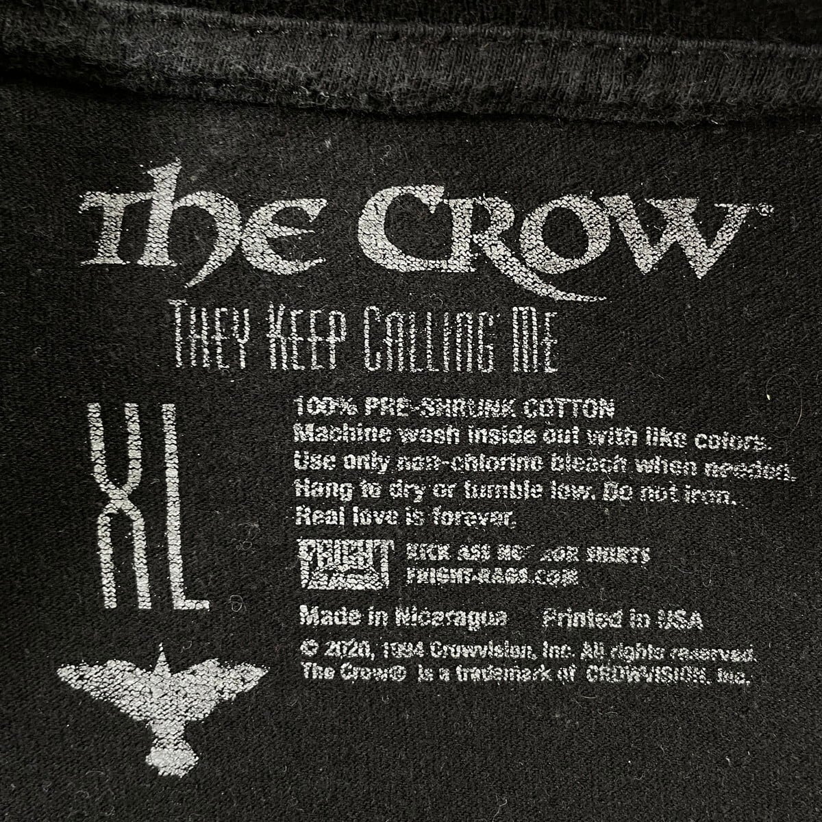 THE CROW ザ クロウ 映画 ムービープリント Tシャツ メンズXL 古着