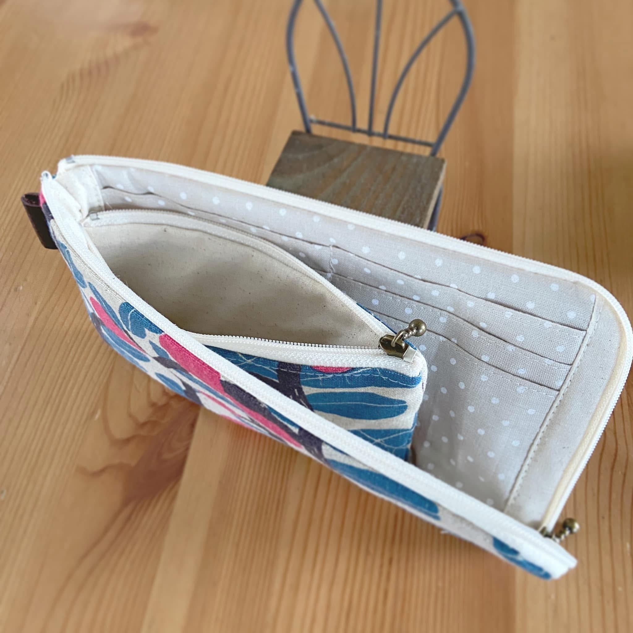 L字ファスナーの長財布 手芸キット 【中級 手芸キット】ハンドメイド