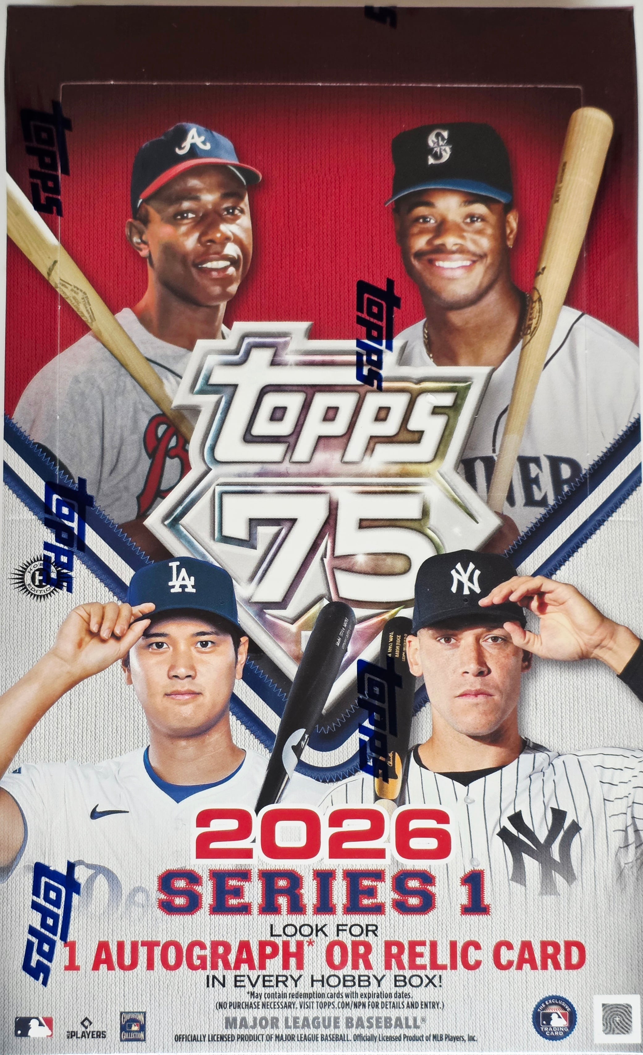 SOLD OUT| 売り切れ| 2026 Series 1 Topps 75th Anniversary Hobby Box