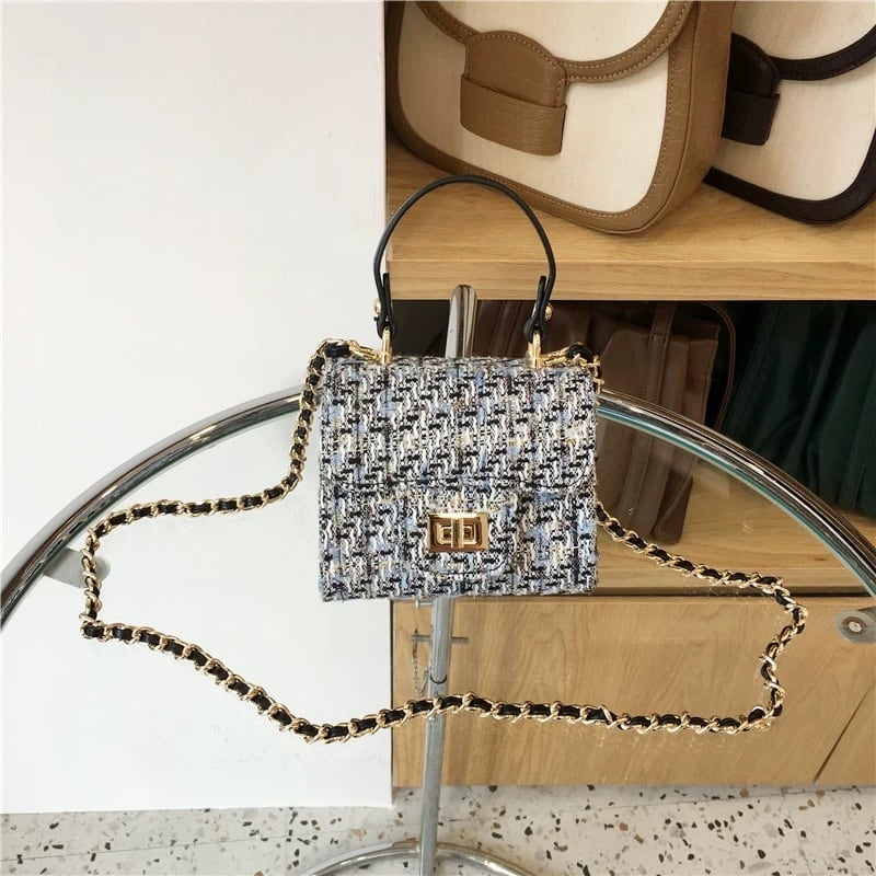 ツイード ミニショルダーバッグ G104CBA0009 | liberal style. - 韓国