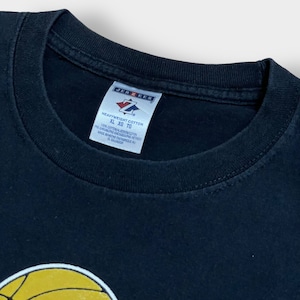 【JERZEES】ワシントン高校 バスケットボール プリント Tシャツ washington hatchets ロゴ XL ビッグサイズ 黒 US古着