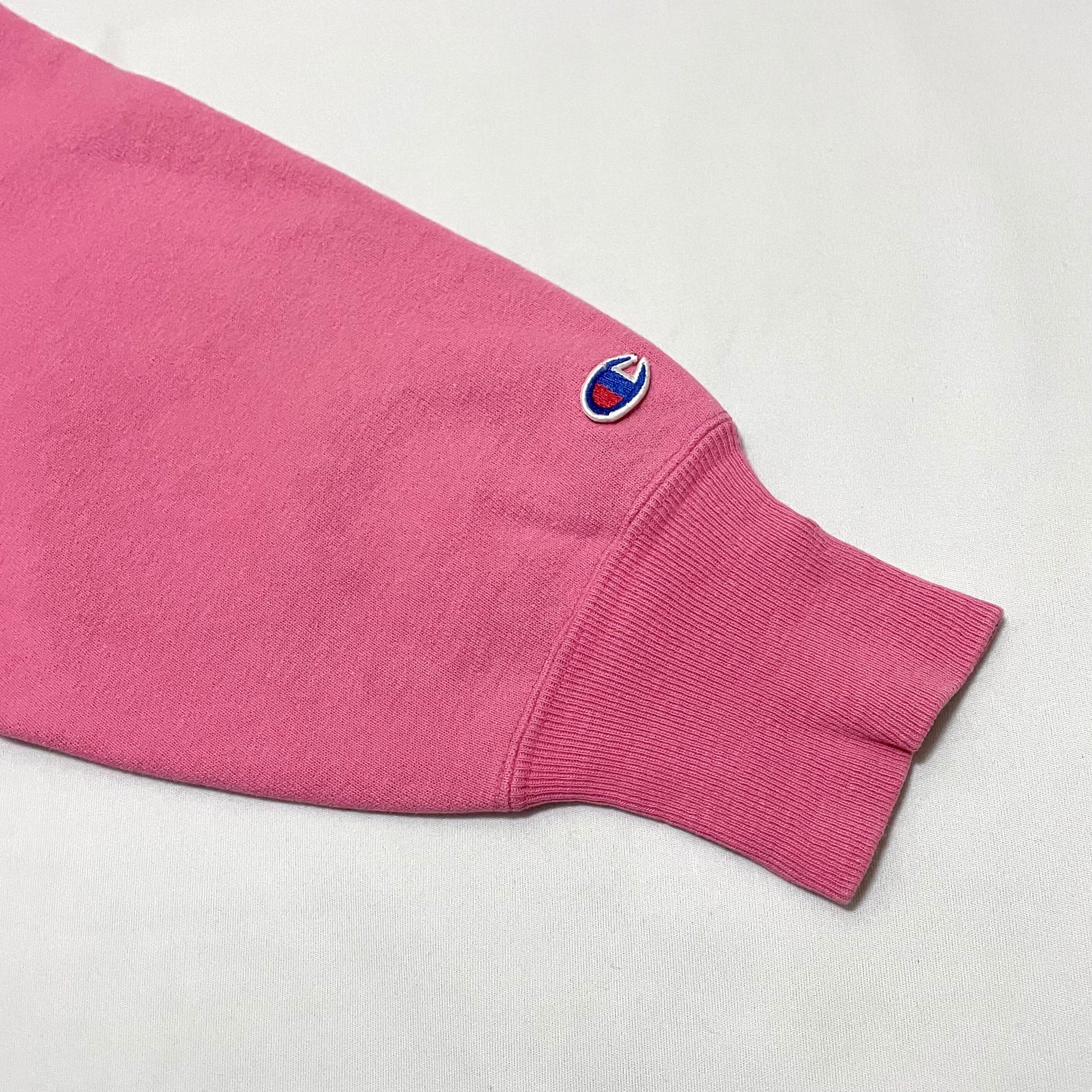 90s USA製 Champion REVERSE WEAVE リバースウィーブ ピンク無地 90s USA製 Champion REVERSE WEAVE リバースウィーブ ピンク無地