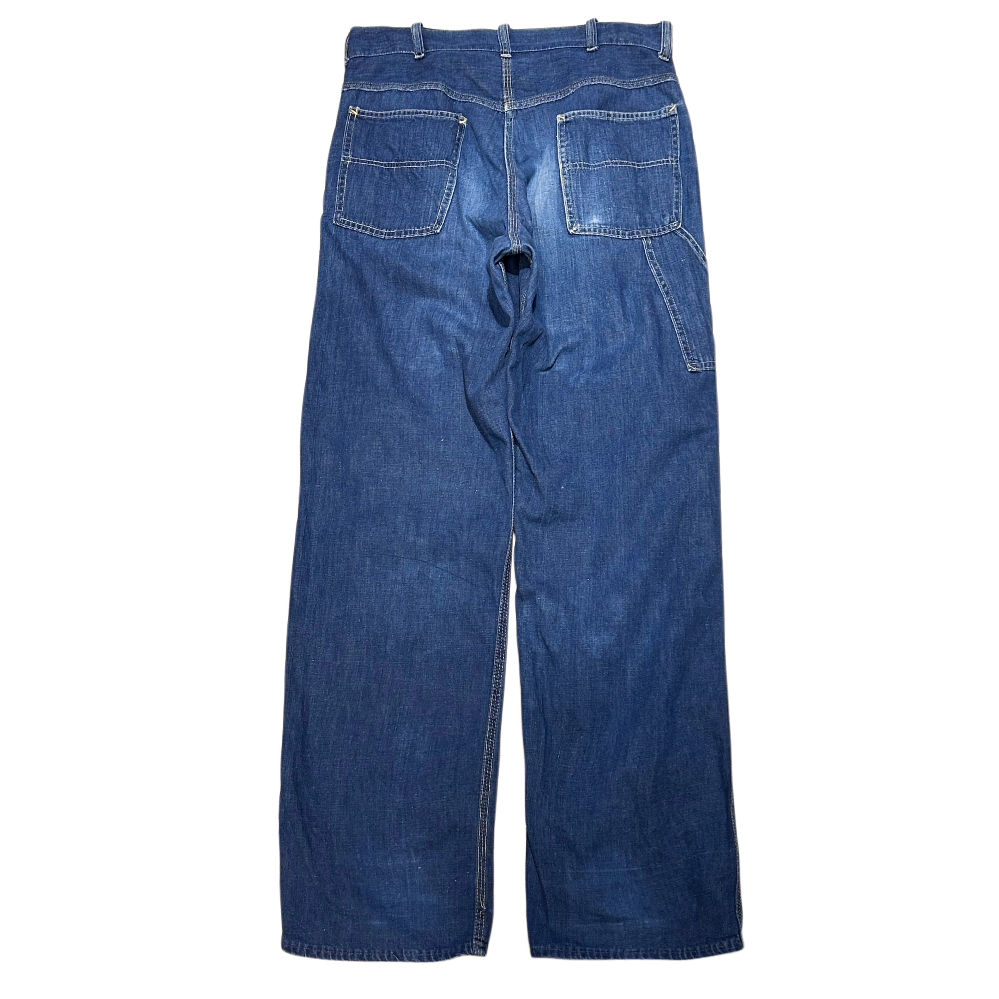 激しい縦落ち 60s デニム ペインターパンツ WALDES 【W32