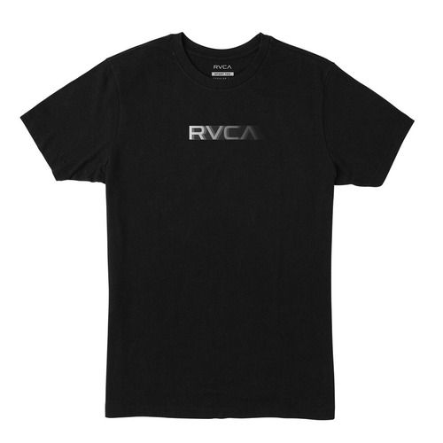 ルーカ 半袖グラフィックプリントTシャツ 10511973 RVCA BIG RVCA SPEED SS BLACK [並行輸入]