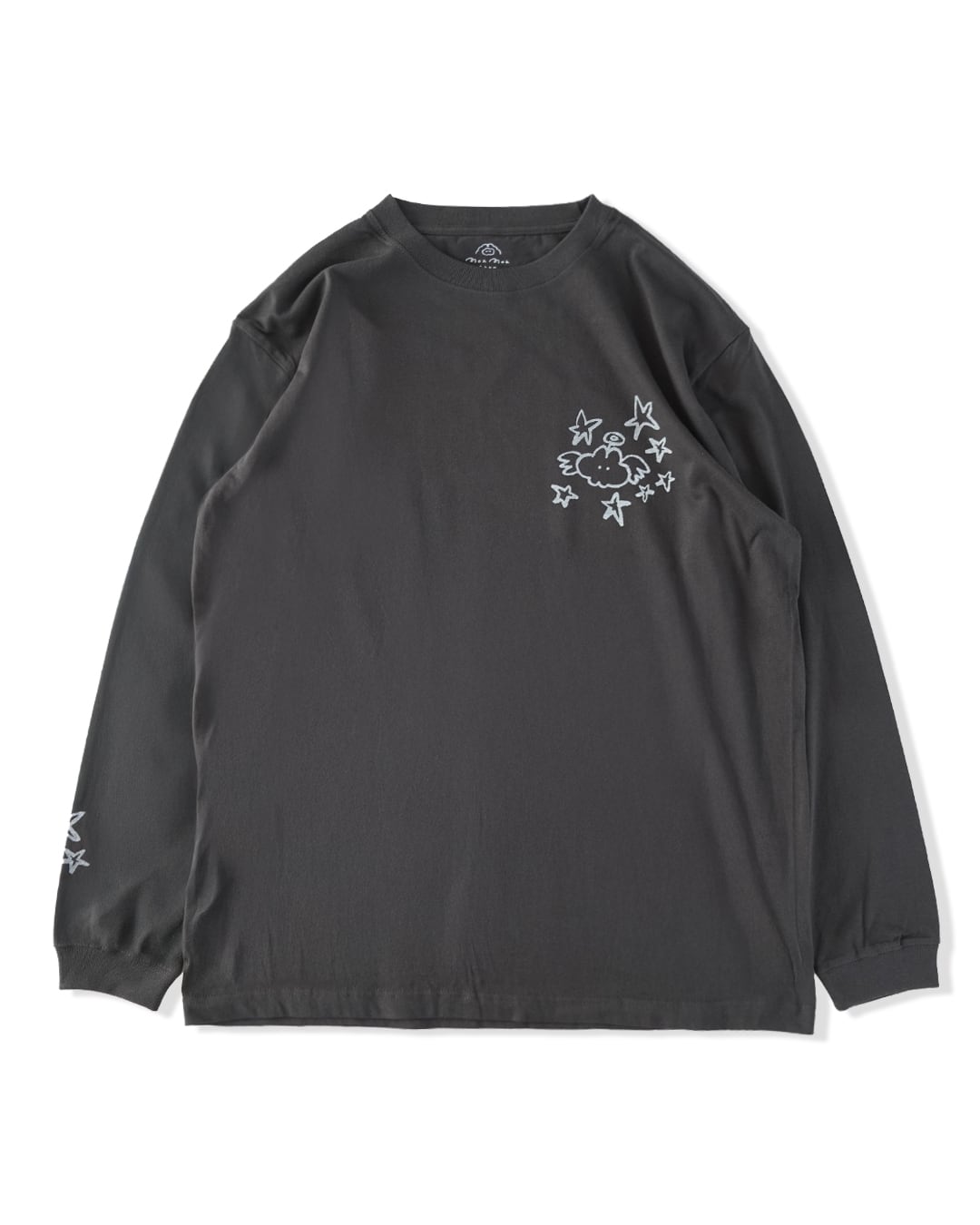 天使ウサとお星様ロンT/スミ(MK-590)