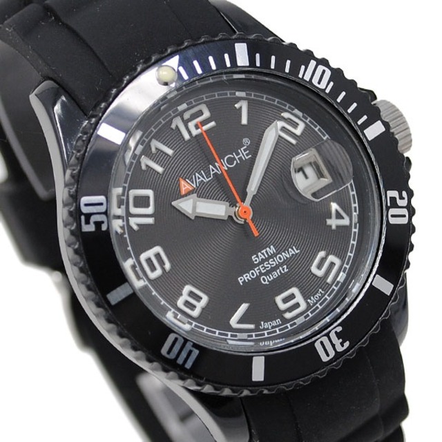 【訳ありBOX】AVALANCHE アヴァランチ AV-100S-BK-40 ALPHA(アルファ) 腕時計 ウォッチ メンズ レディース