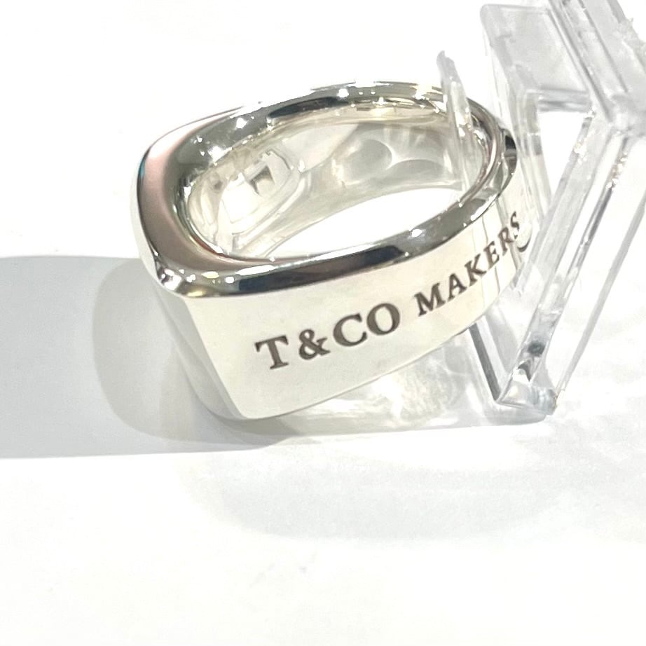 希少【TIFFANY&CO】【17号】2949 T & CO MAKERS メイカーズ シグネット