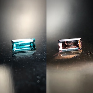 唯一無二の蒼色 0.13ct 天然 ベキリーブルー ガーネット（カラーチェンジガーネット）