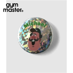 gym master ジムマスター 缶バッジ 32mm SMALL 日本製 ピンバッジ アクセサリー カスタマイズ G699690 Michael