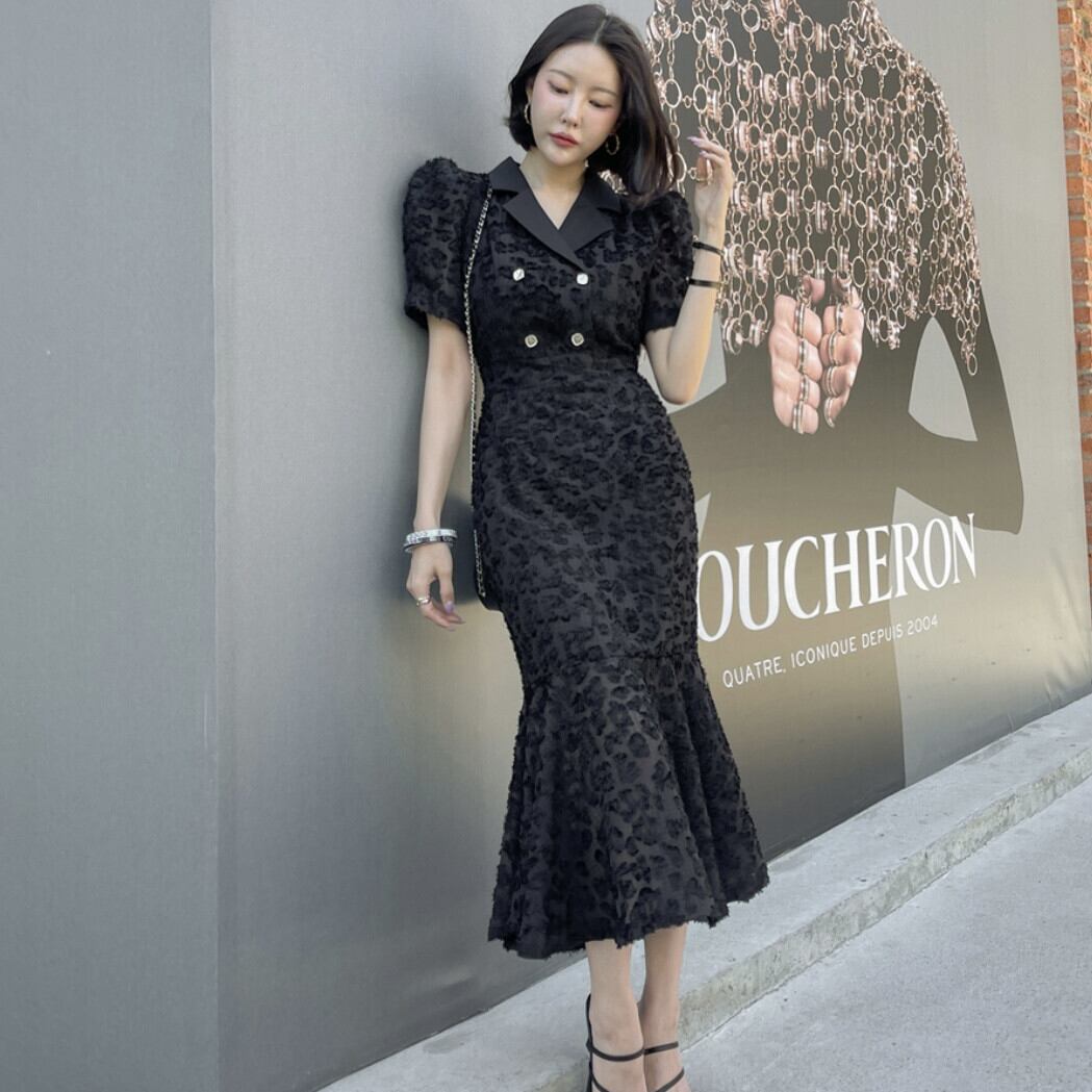 【dress】レースマーメイドワンピース M29770