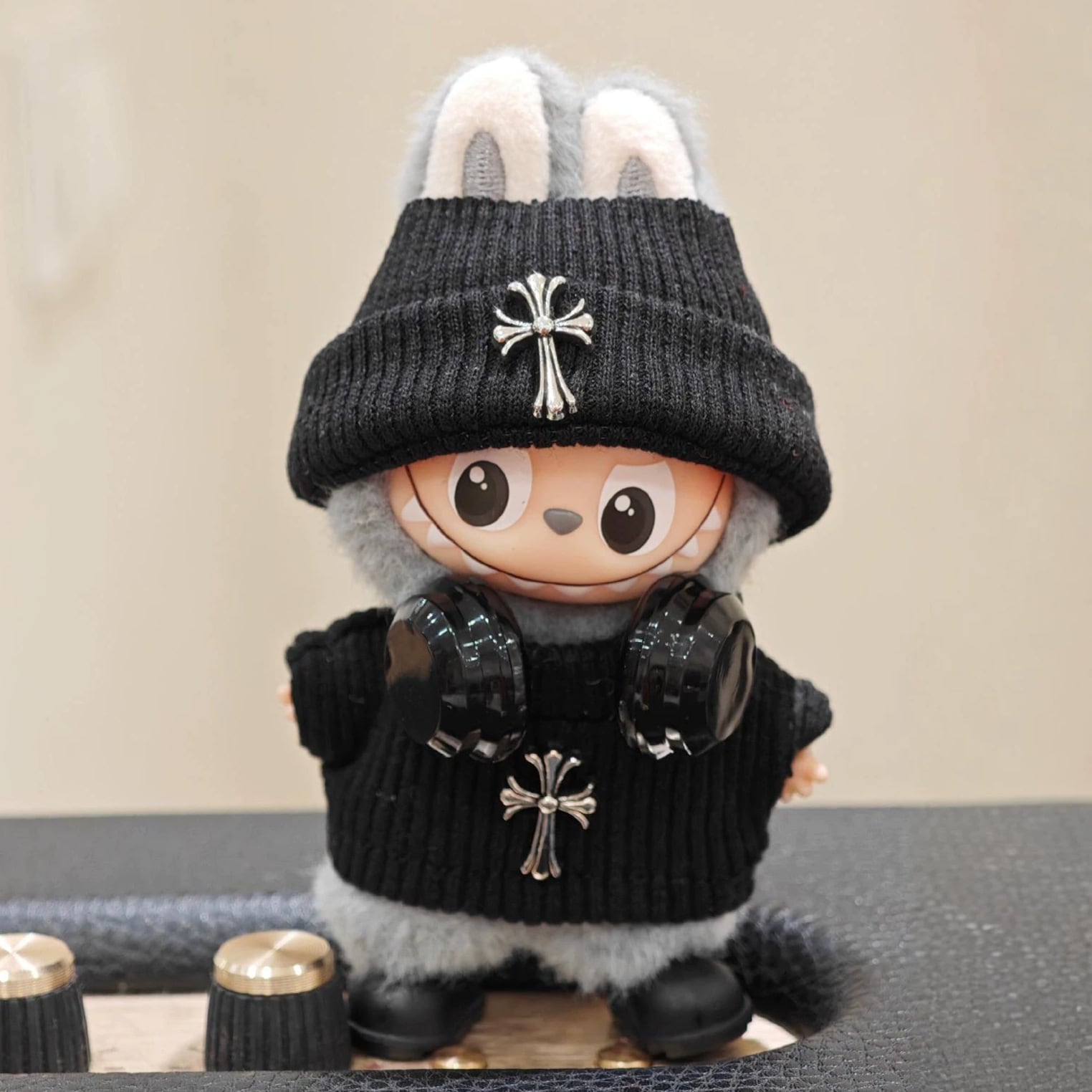 手作りの 黒死牟（こくしぼう） Labubu。 手作りの 黒死牟（こくしぼう） Labubu。 手作りの 黒死牟（こくしぼう