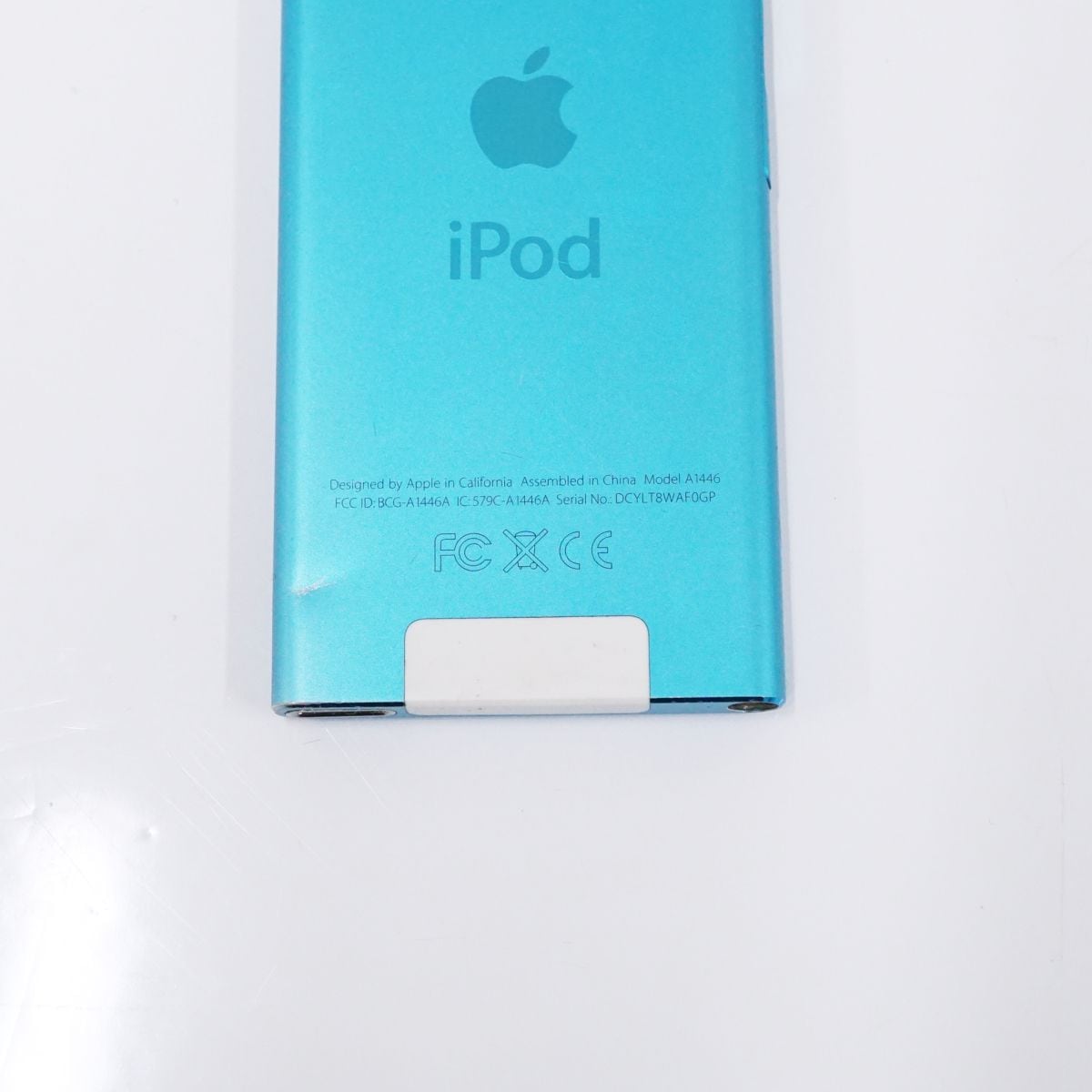 Apple iPod nano 第6世代 ブルー ジャンク品 - ポータブルプレーヤー